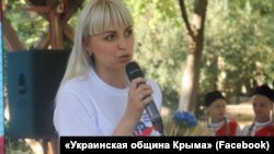 Руководитель пророссийской украинской общины Крыма Анастасия Гридчина