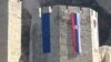 Zastave EU i Srbije na Tvrđavi u Golupcu, 29. mart 2019.