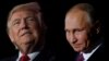 A combo photo of US President-elect Donald Trump (L) and Russian President Vladimir Putin