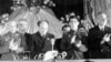 Президиум пленума Еврейского антифашистского комитета. Москва, 3 апреля 1944 года (в центре – Соломон Михоэлс)