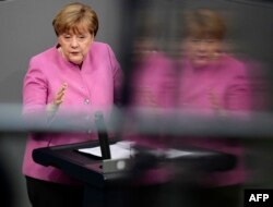 Angela Merkel în Bundestag