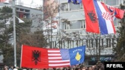 Proslava dvogodišnjive nezavisnosti Kosova u Prištini, 17 februar 2010.