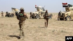 Իրաքի բանակի զինծառայողները Ֆալուջայի մերձակայքում, մայիս, 2016թ․