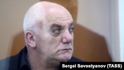 Businessman Aram Petrosyan at his court hearing on September 7. 
