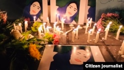 Vigils have been held for Iranian woman Sahar Khodayari, who died after setting herself alight outside a courthouse where she had been summoned after being arrested for trying to enter a football stadium dressed as a man.
