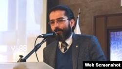 Amirsalar Davoudi before his arrest in 2018. FILE PHOTO.