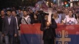 Belgrade March For Priests Detained In Montenegro Over COVID-19 Violations video grab