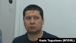 Бывший военнослужащий 45-летний Бактыгали Калдыбеков в военном суде Алматинского гарнизона на оглашении приговора ему по обвинению в пропаганде терроризма. Алматы, 15 июля 2019 года. 
