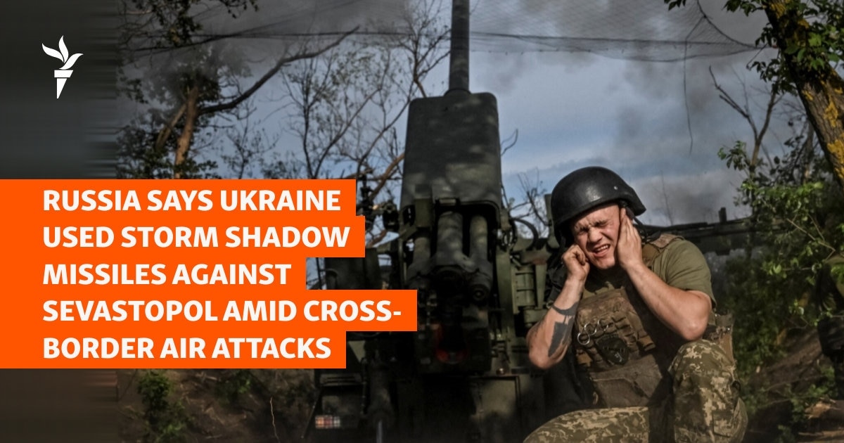 Russia Says Ukraine Used Storm Shadow Missiles Against Sevastopol Amid Cross-Border Air Attacks