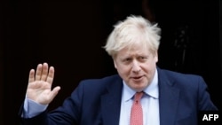 Premierul britanic Boris Johnson, 18 martie 2020.