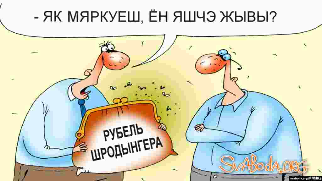 Цягам году беларускі рубель губляў вагу параўнальна з далярам і эўра.