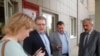 Депутат Заксобрания Кировской области Олег Березин (второй слева) с адвокатами 