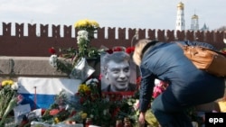 На месте убийства Бориса Немцова