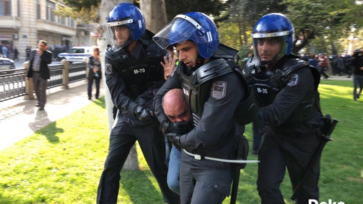 Baku Police Detain Dozens As Opposition Rallies