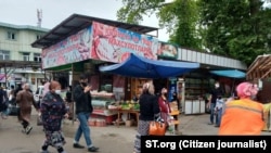 Тошкентдаги озиқ-овқат бозори.