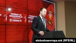 Генералниот секретар на ВМРО-ДПМНЕ Јанушев на прес по вториот круг од претседателските избори