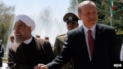 Hassan Rohani və Recep Tayyip Erdogan