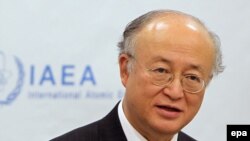 International Atomic Energy Agency Director-General Yukiya Amano has the text but wants "written notification" that Tehran will follow through.