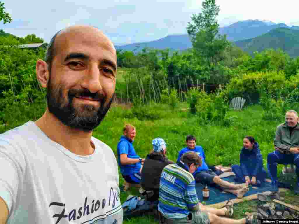 This is Gevorg Gasparian, an IT worker who also leads hiking tours around his hometown of Kapan in the south of Armenia.