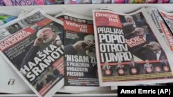 Newspapers report on the death of Slobodan Praljak in the southern Bosnian town of Mostar on November 30.