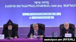 Президент Армении Серж Саргсян, Ереван, 26 сентября, 2015 г.