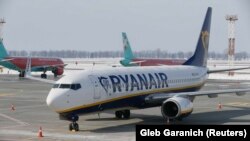 Літак авіакомпанії Ryanair, березень 2018 року, «Бориспіль», Україна