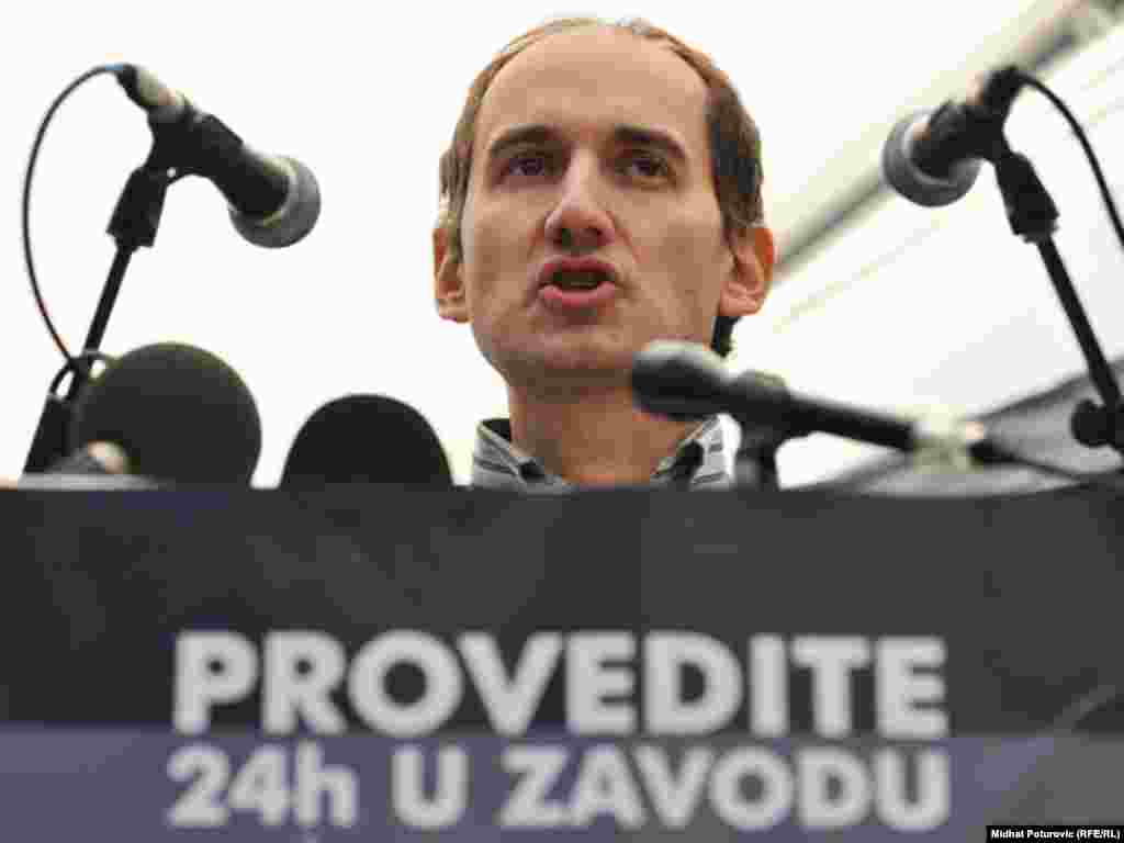 O značaju ovog projekta govorio je Haris Haverić, direktor organizacije SUMERO, Sarajevo, 03.11.2011. 