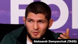 Хабиб Нурмагомедов, чемпион UFC в легком весе