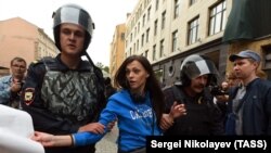 Задержания на акции против пенсионной реформы, Санкт-Петербург, 9 сентября 2018 года 