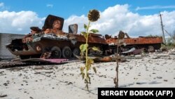 განადგურებული რუსული სამხედრო ტექნიკა. ხარკოვის რეგიონი. 2022 წლის 18 სექტემბერი