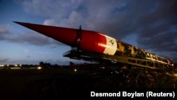 Советская баллистическая ракета средней дальности. Архивное фото