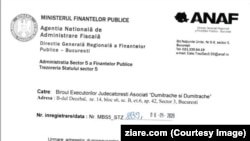 ANAF a impus poprire pe conturile Jandarmeriei București