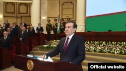 Uzbek President Shavkat Mirziyaev