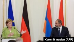 Almaniya kansleri Angela Merkel və Ermənistanın baş naziri Nikol Pashinian avqustun 24-də Yerevanda görüşüblər