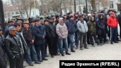 Митинг протеста в Ногайском районе Дагестана (архивное фото)