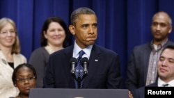 АҚШ президенті Барак Обама. Вашингтон, 31 желтоқсан 2012 жыл.