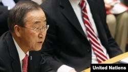 Один из участников встречи - генеральный секретарь ООН Пан Ги Мун