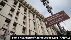 Частина відремонтованого фасаду Будівлі профспілок