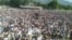 FILE: A protests in Swat to protest against the grave human rights abuses in the region. 