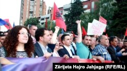 Protesta e shqiptarëve në Shkup, 9 Maj 2016
