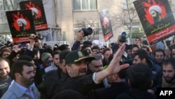 Иран -- Тегерандагы нааразылык акциясы, 3-январь, 2016.