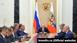 Заседание Совета безопасности России, архивное фото