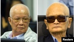 Khieu Samphan və Nuon Chea 