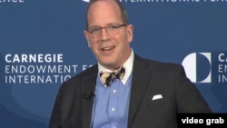 Christopher Ford speaks at the Carnegie Endowment for International Peace on March 21.