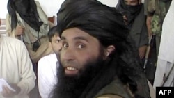 A video grab of Pakistani Taliban commander Maulana Fazlullah in 2015.