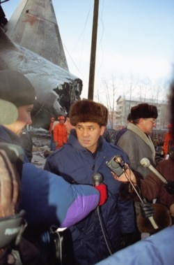 Министр Российской Федерации по ЧС Сергей Шойгу на месте авиакатастрофы в Иркутске-2