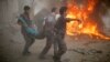 در حملات ارتش سوریه در نزدیکی دمشق ده‌ها غیرنظامی کشته شدند