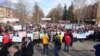В Москве прошел митинг в защиту полей Тимирязевской академии