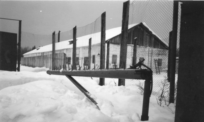 Campo Gulag.  Foto d'archivio