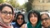 FILE - Narges Mohammadi (C), Iranian human rights activist.